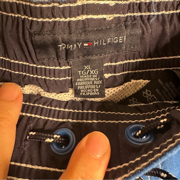 Tommy Hilfiger Mens Blue Boardshort Swim Trunks XL - Picture 3 of 6